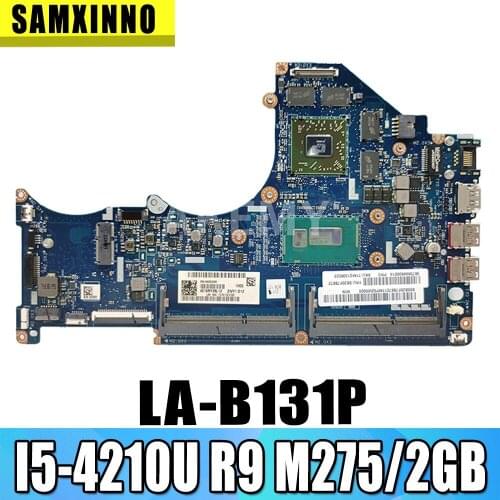 High quality ZIVY1 LA-B131P for Lenovo Ideapad Y40-70 Laptop Motherboard I5-4210U R9 M275X 2GB Fully Tested