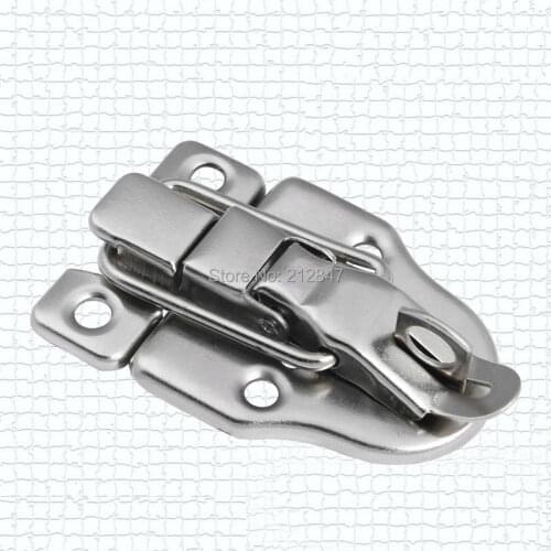 Mild Steel Cabinet Boxes Hasp Lock Spring Loaded Latch Catch Toggle Locks For Sliding Window Hardware