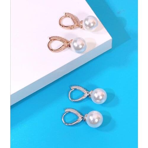 Whole Real 100% 925 Sterling Silver Drop Earrings Ear Hook Lobster Clasp Freshwater Pearls Stylish Style Women Exquisite Jewelry