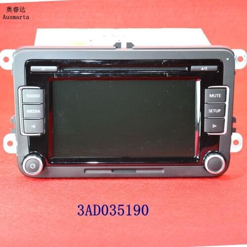 1 Pcs OEM RCD510 CD MP3 Car Radio Code For Golf MK5 MK6 Passat B6 B7 CC Tiguan Scirocco Polo Eos 3AD035190 3AD03519