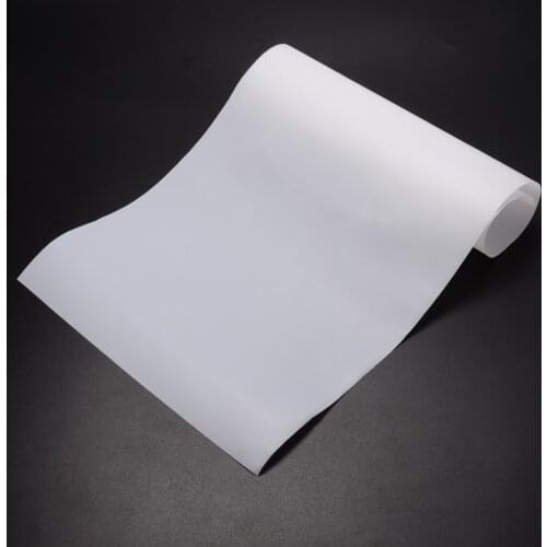 1pc High Strength White PTFE Film PTFE Sheet 500x250x0.3mm with Wear Resistance