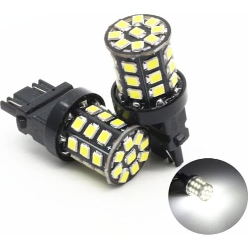 10Pieces T25 3157 P27/5W 2835 33 SMD Auto Bulbs Red White Amber Blue 12V DC LED Car Lights Turn Lamps 660Lm
