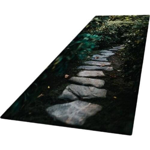 3D Floor Mat Carpet Bedroom Living Room Area Rugs Kids Crawl Mat Grove Path