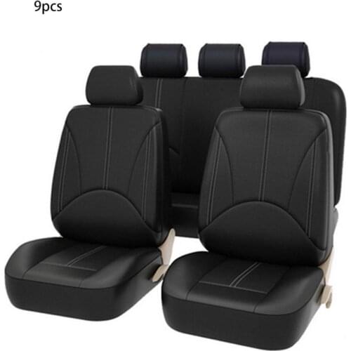 9Pcs/Set Universal Car Seat Cover Cushion Car Interior Accessories Auto Seat Protectors Waterproof Dustproof Car Seat Cover