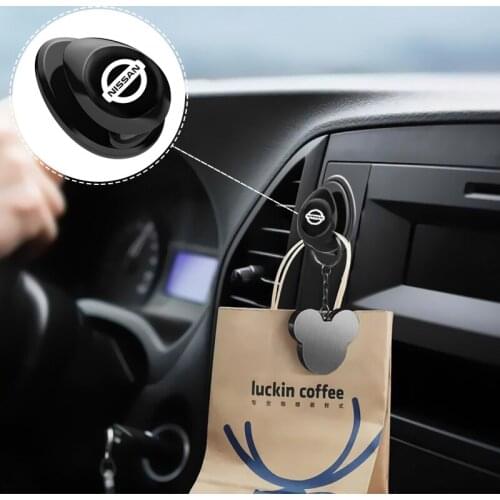 Car Accessories Hooks Organizer USB Cable Headphone Key Storage Hanger for Nissan Note Juke Sentra Patrol Navara Micra Leaf