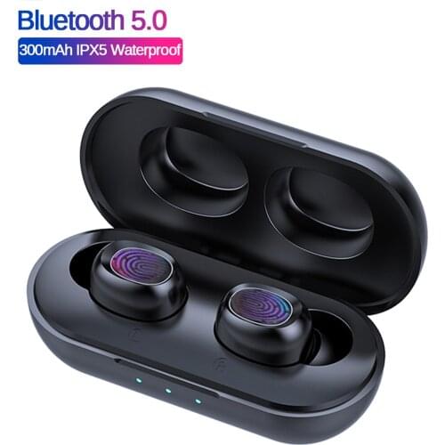 CARPRIE B5 Bluetooth Earphones Wireless Headphones 9D Stereo In-Ear Earbuds Sports Waterproof Touchs Control Wireless Headsets
