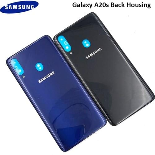 SAMSUNG Galaxy A20S Back Battery Cover Rear Door Plastic Housing Case For A 20s SM-A2070 A207 2019 Replacement Parts Panel Shell