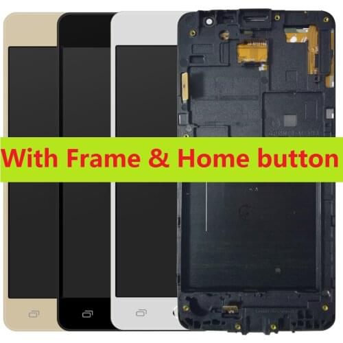 For Samsung Galaxy Grand Prime SM-G531H G531H/DS G531F/DS Touch Digitizer Sensor LCD Display Screen with Frame Home Button +Kits