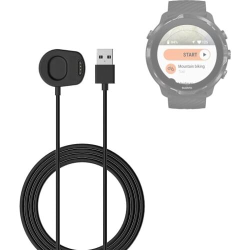 Smartwatch Dock Charger Adapter USB Charging Cable Power Charge Cord Stand for Suunto 7 Sport Smart Watch Suunto7 Accessories
