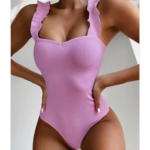 EHNSYZYU Red One-piece Swimwear