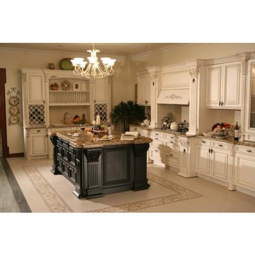 European style kitchen cabinets solid wood