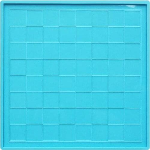 Chess Board Resin Mold Checkers Board Epoxy Silicone Mold for DIY Home Decoration Table Ornaments Making