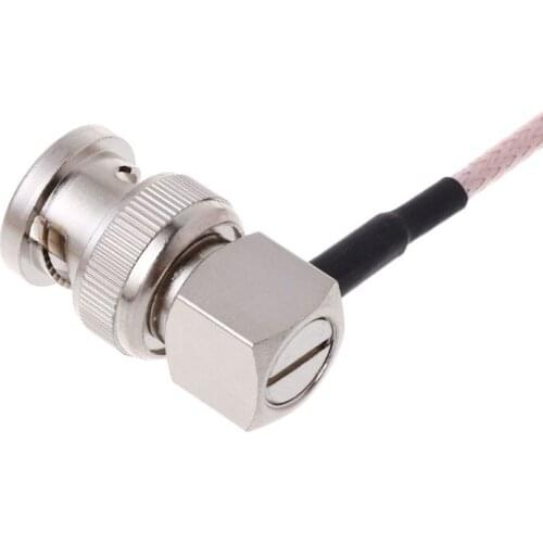 SDI Video Connector Cable RG179 BNC Male To BNC Right Angle Plug For BMCC Blackmagic Camera