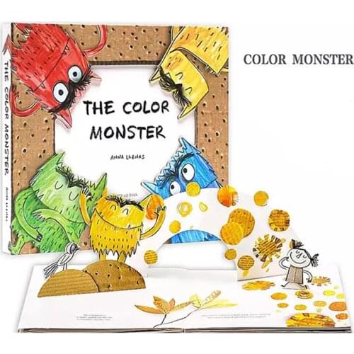 The Color Monster 3D English Emotion Book For Kids Identify Emotion And Feel In Control Kids Early Education Picture Book -40