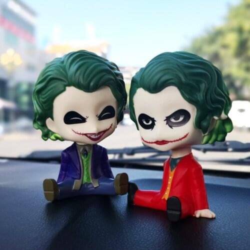Creative Cars Ornaments The Joker Shaking Head Doll Car Interior Decoration Araba Aksesuar Car Auto Accessories Coche