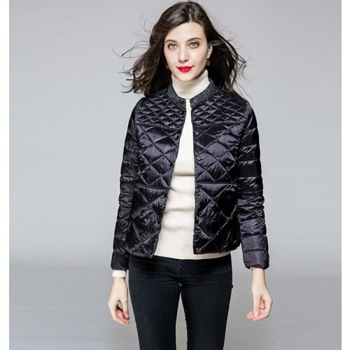 Ultra Short Light Down Jacket Women Winter White Duck Down Coats Red Clothing Womens Jackets Chamarras De Mujer KJ374 's s