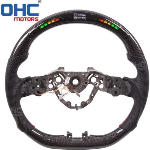 Real Carbon Fiber LED Steering Wheel compatible for Nissan Teana Xtrail Qashiqa Note