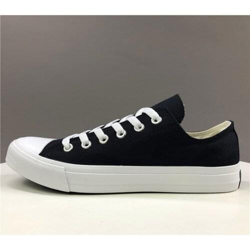Wen 2020 New Summer Classic Black Low Top Canvas Shoes Sneakers Man Woman Laced Flat Skateboarding Shoes White