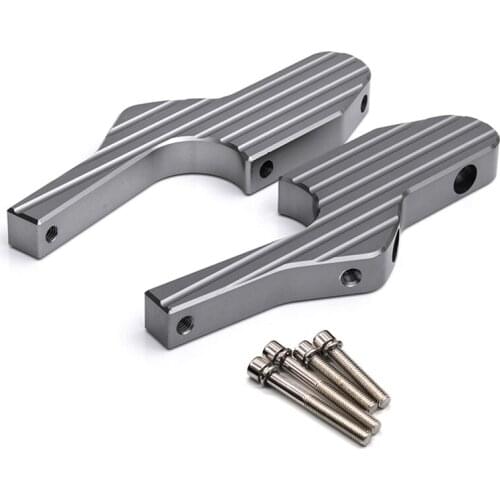 Scooter Foot Rests Passenger Foot Pegs Extensions Universal Cnc Extended Footpegs For Vespa Gt Gts Gtv 60 125 200 250 300 300Ie