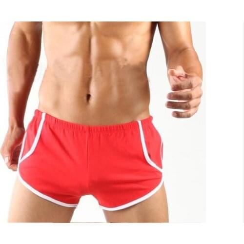 Free shipping Mens shorts Motion pants Low waist color matching fitness yoga Private customized BOYTHOR