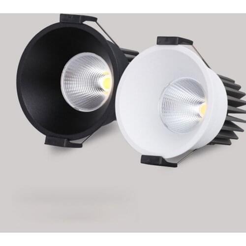 1pcs LED ceiling COB Downlight Dimmable AC110V/220V 7W/10W 12W Recessed Led ceiling lamp Spot light Bulbs Indoor Lighting