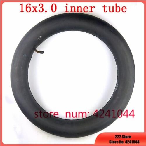 High-quality Inner Tube 16 x 3.0 with a Bent Angle Valve Stem fits many gas electric scooters and e-Bike Electric tricycle