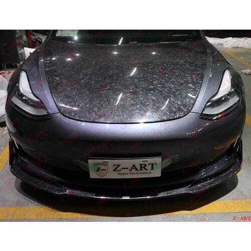 Z-ART for Tesla model 3 carbon fiber front hood for Tesla 3 carbon fiber front trunk lid model 3 carbon fiber front trunk cover