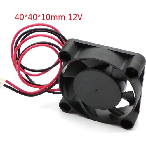 1pcs 4010 Cooling Fan Cooler Radiator 40x40x10 mm DC 5/12/24V Total Length 30cm&100cm 3D printer parts Reprap J-head hotend