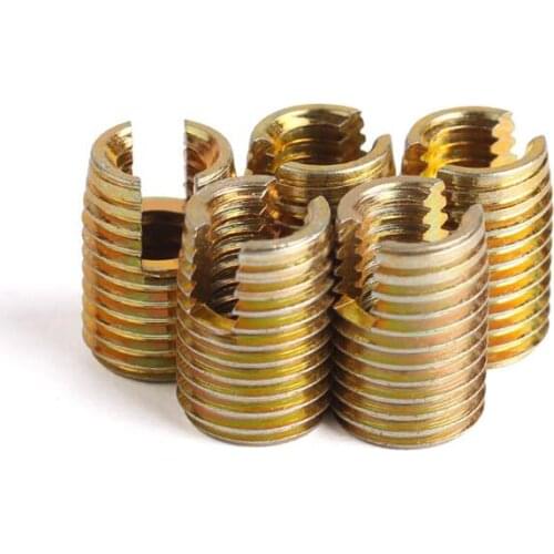 10pcs Type 302 Self-tapping Teeth Sleeve Threaded Sheath Bushing