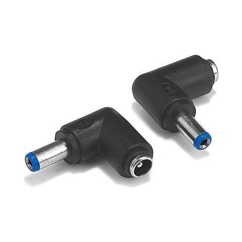 100pcs Right Angle 5.5*2.1 Female To 5.5*2.1/5.5*2.5 Male DC Plug Right Angle DC Jack Connector Adapter For Power Supply Laptop