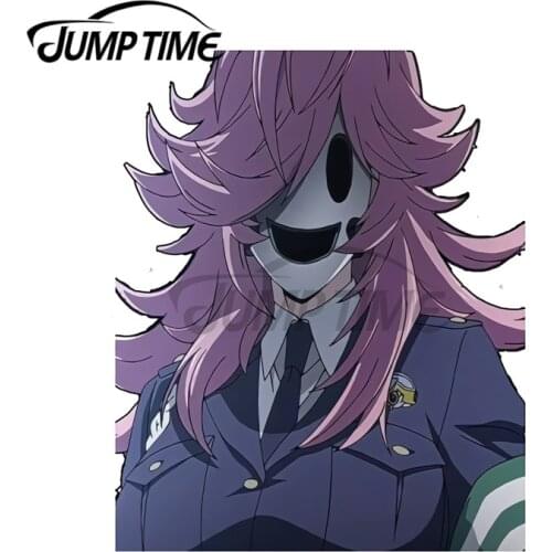 JumpTime 13 x 8.6 cm For High Rise Invasion Tenkuu Shinpan Car Sticker Waterproof Auto Decal Laptop Wall Car Body Vinyl Car Wrap