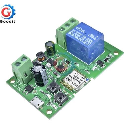 DC 5V/5V-12V Sonoff Wifi Wireless Smart Switch Android IOS5V-12V Wifi Wireless Switch Relay Module for Smart Home Time Relay CE