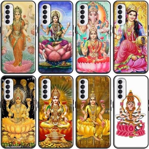 Lakshmi Hindu Goddess Case For OnePlus 8 Pro 7T Nord For Realme 6 7 X7 X2 X50 Pro XT C3 For OPPO Reno4 Pro A9