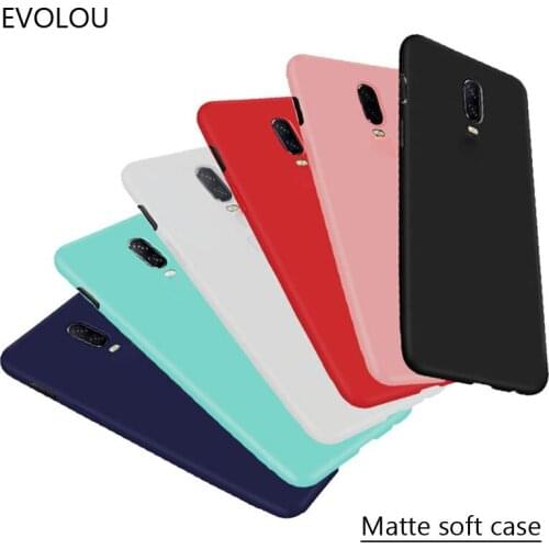 Oneplus 6T Case Soft Matte Candy TPU Cover for One Plus 6T Phone Cases for Oneplus 5 5T 6 6T Ultra Thin Soft Back Cover