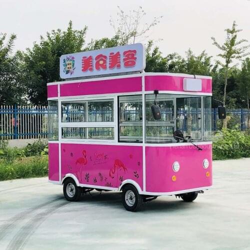 Custom Size Electric Hot Dog Cart Ice Cream Shop Mobile Food Truck