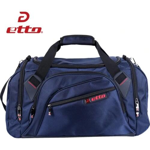 Etto Professional Large Sports Bag Gym Bag Men Women Independent Shoes Storage Training Bag Portable Shoulder Fitness Bag HAB002