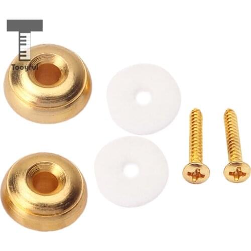 Tooyful Guitar Mushroom Head Strap Ukulele Buttons Mandolin Locks Buckle Parts