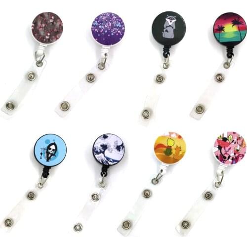 Cute Credit Card Cover Lanyards Bags Retractable Badge Reel Student Nurse Exhibition Enfermera Name Clips Card ID Card Holder