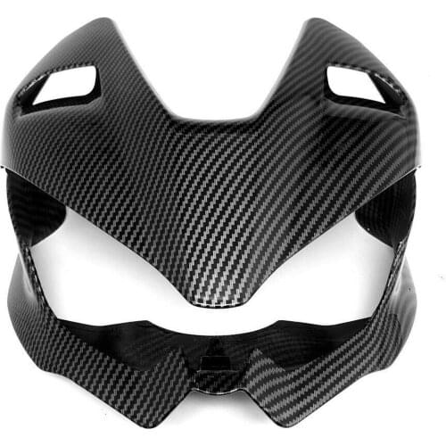 Carbon Fiber Pattern Front Nose Headlight Air Intake Fairing for DUCATI Streetfighter V4 /S 2020 2021