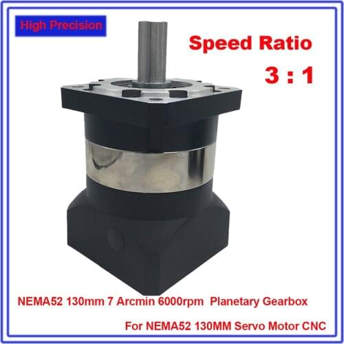 3:1 Speed Ratio 7Arcmin 120MM Planetary Reducer 22MM Input Gearbox Reducer for 110mm Servo stepper Motor CNC High Precision