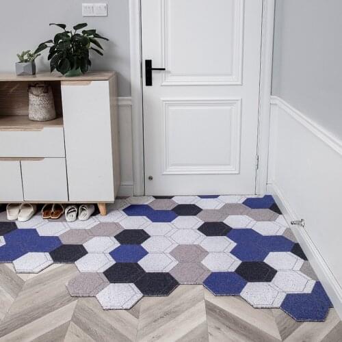 PVC Doormat Carpet Anti-slip Dustproof Custom Mats Carpet Home Living Room Kitchen Mat Bath Mat Hallway Doormat Entrance Carpet