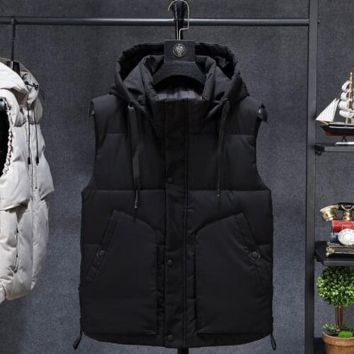 Plus Size 8XL 7XL 6XL 5XL 4XL Casual Vest Men Autumn Winter Jackets Thick Vests Man Sleeveless Coats Male Warm Waistcoat men