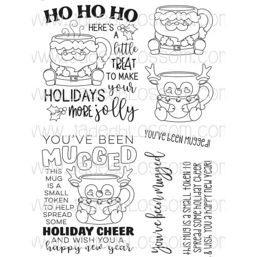 Christmas Mug Words Silicone Clear Rubber Stamp Sheet Cling Scrapbooking DIY Cute Pattern Photo Album Paper Decoration