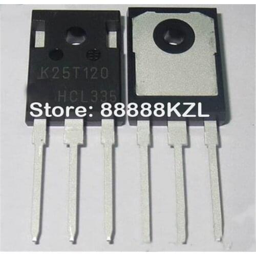 50pcs/lot H25T120=K25T120 IHW25T120 TO-247 1200V 25A Power tube of induction cooker IGBT tube TO-3P