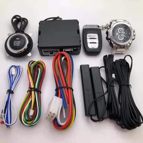 12V General Motors Smart Watch One-key Start Remote Control Hot Car Start Anti-theft System with Watch Remote Control Kit