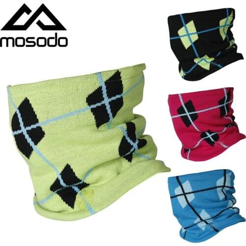 Outdoor Winter Warm Brushed Knit Neck Warmer Circle Wrap Cowl Loop Snood Shawl Ski Climbing Scarf For Men Women New Hat Scarf