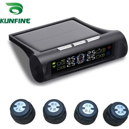 Smart Car TPMS Tyre Pressure Monitoring System Solar Energy TPMS Digital LCD Display Auto Security Alarm Systems