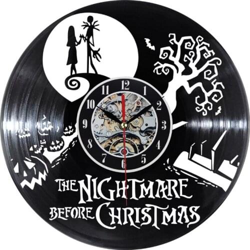 Vinyl Wall Clock CD Record Clock Film Hanging LED Wall Watch Creative Antique Clock