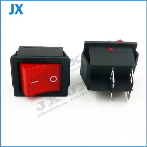 Hight Quality 4Pins AC 250V 16A square Switch Socket with lighting for arcade machine accessories/coin operated game cabinet