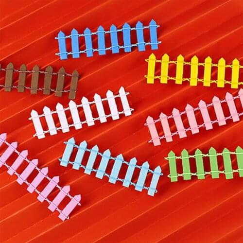 5 Pcs Fence Cake Decoration Ornaments Can Rotate Creative Birthday Baking Scene Dress Up Small Fence Small Fence Cake Decoration